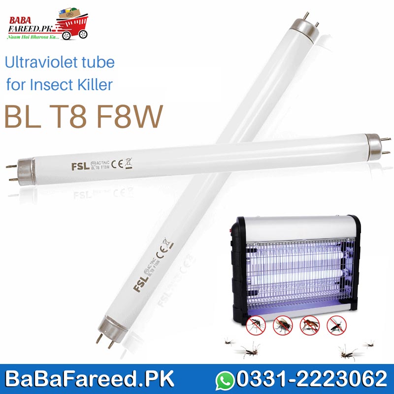 FSL, Blue Tube For Insect Killer, BL-8W 1 8W Insect Killer Tube Light