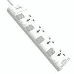Camelion, Extension Wire, 4 Socket, 5 Meter Wire CMS-148