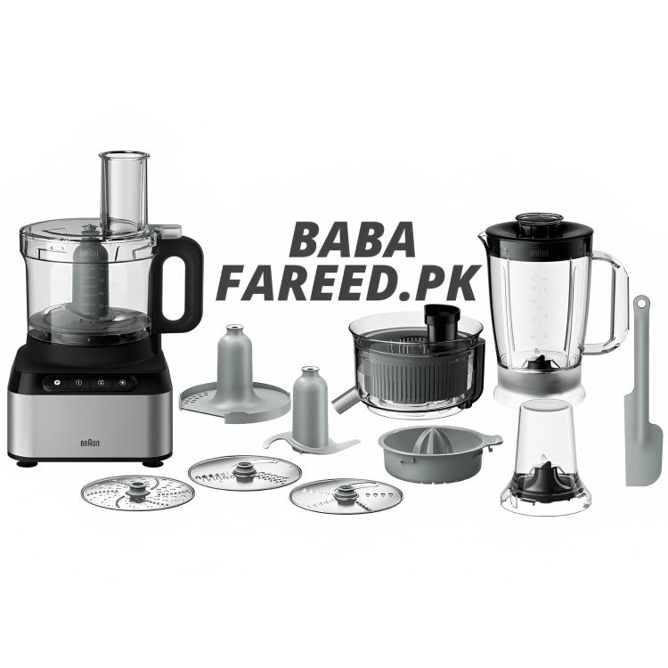 Braun FP5160 220 Volt Food Processor With Juicer Attachment (NON-USA) 220v  50 HZ