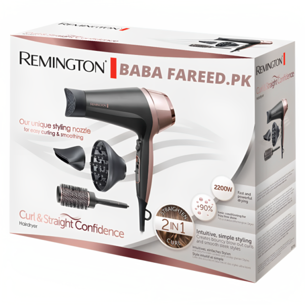 Remington ,Hair Dryer Curl & Straight Confidence, 2200W, D5706 - Image 3