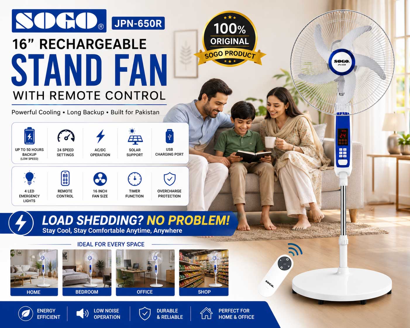Best emergency fan Pakistan