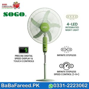 Buy SOGO 18-Inch DC Stand Fan JPN-627 Online in Pakistan
