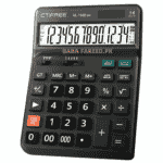 CTIFREE, Desktop Original Calculator, CT-140E (Black)