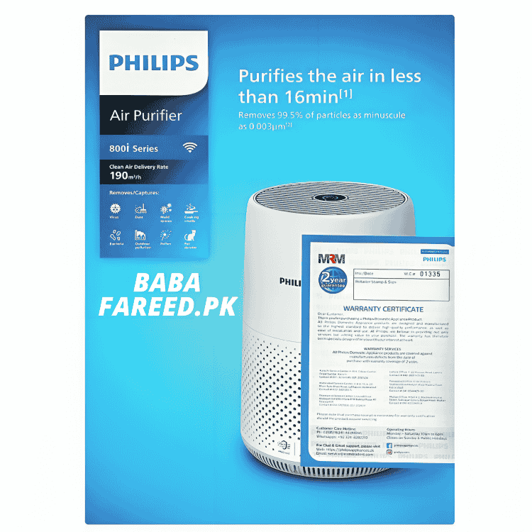 Philips, 800i Series, Compact Air Purifier, AC0850/20 6 Philips, 800i Series, Compact Air Purifier, AC0850/20 - Image 6