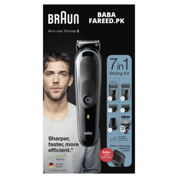 Braun, All-in-One trimmer 5, 7in1 Grooming Kit Face And Hair , MGK5345