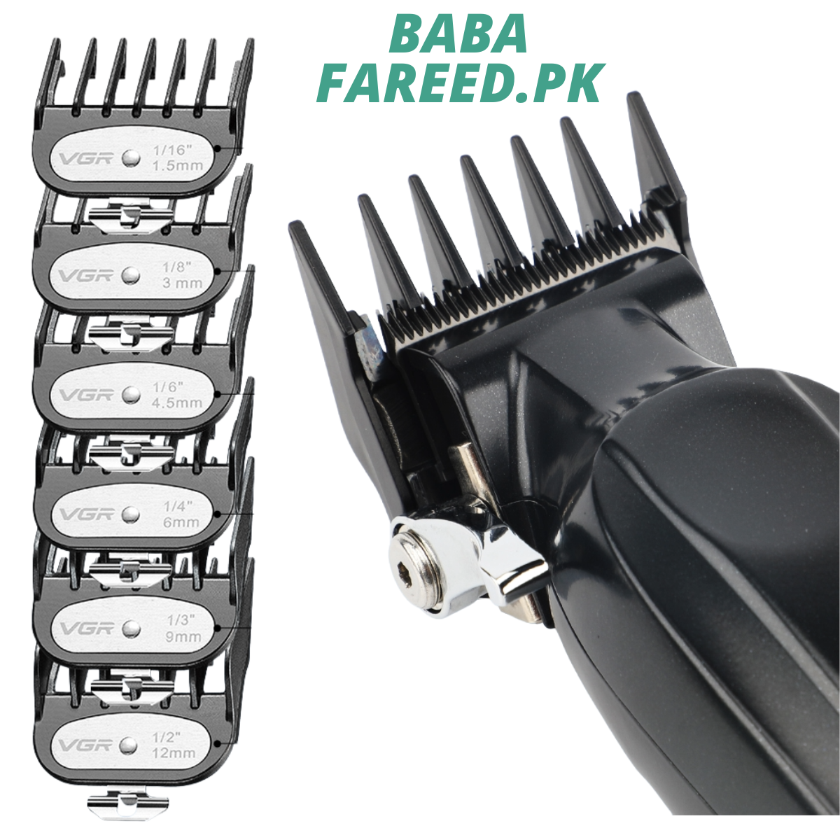 VGR, Professional Rechargeable Hair Trimmer/Clipper, V-662 - Image 2