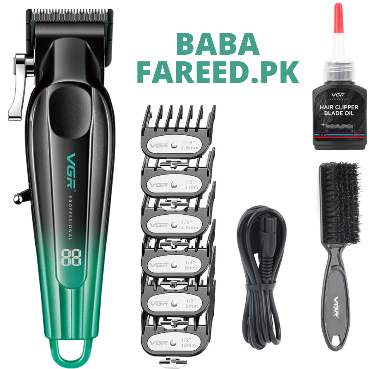 VGR, Professional Rechargeable Hair Trimmer/Clipper, V-662 - Image 4