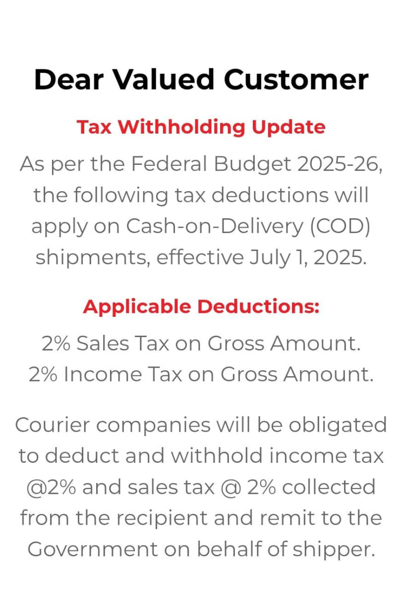 COD Tax Information
