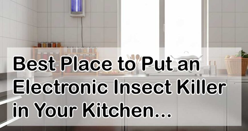 Best Place to Put an Electronic Insect Killer in Your Kitchen 1 Best Place to Put an Electronic insect killer in kitchen