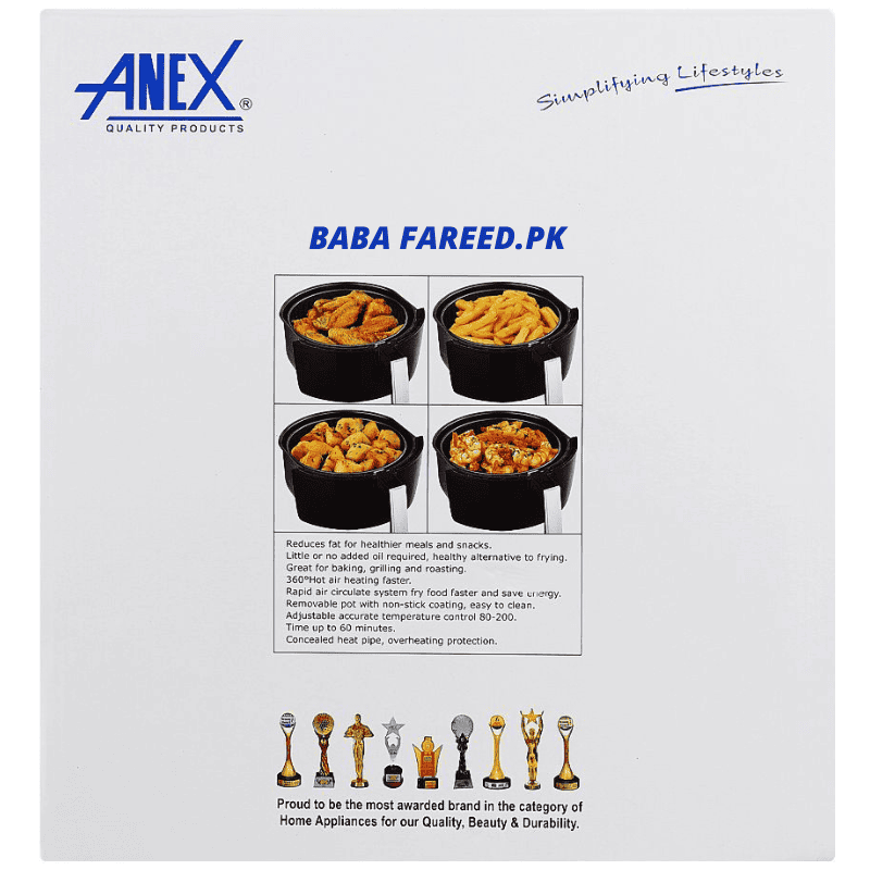 Anex AG-2019 Air Fryer back side pic