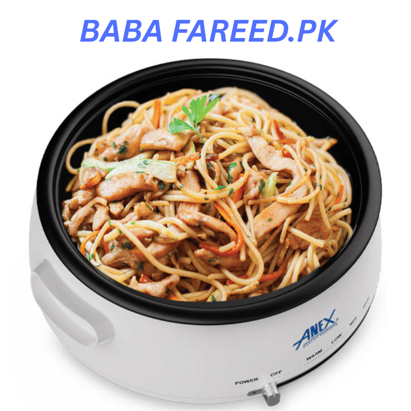 Anex AG-2022 Multi Cooker Showing Chines Food