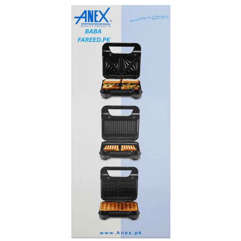 Anex AG-2047 Sandwich Maker box 2nd side image