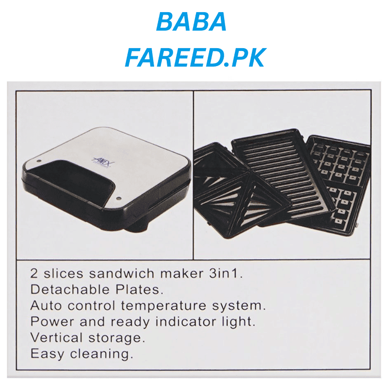 Anex AG-2047 Sandwich Maker description image