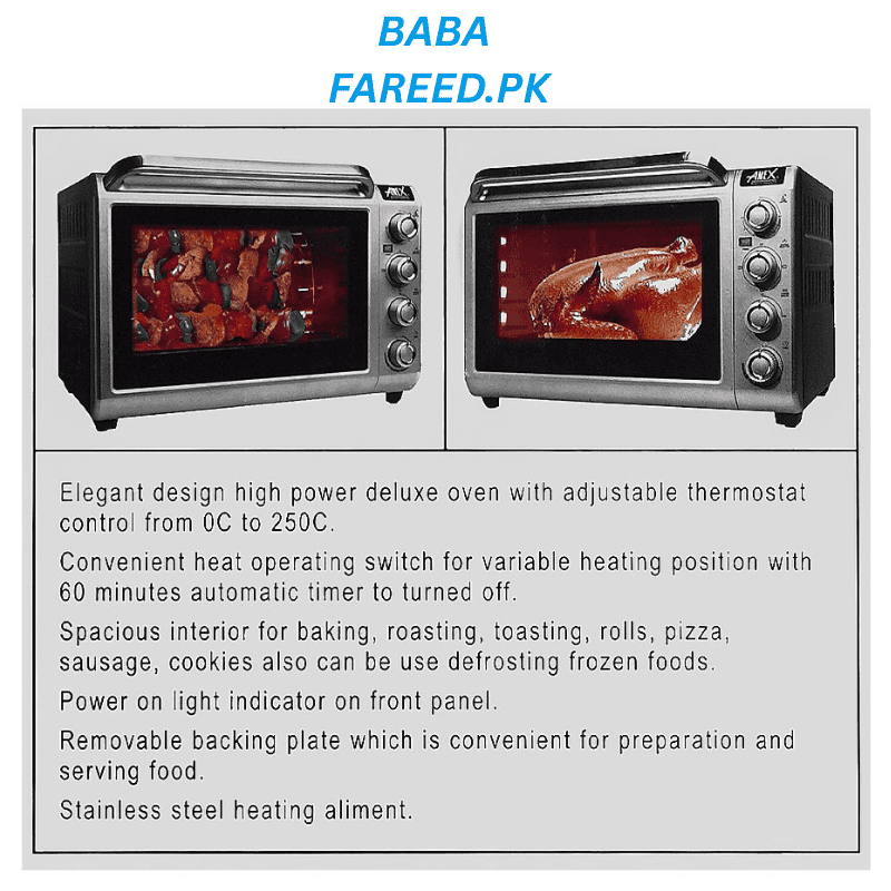 Anex AG-3071 oven toaster description image