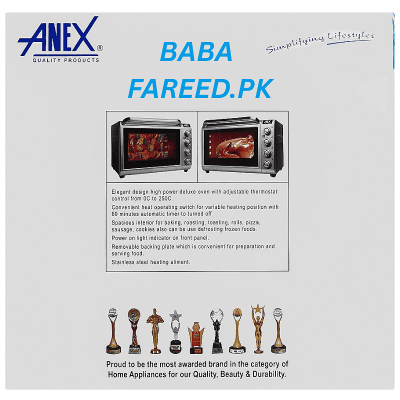 Anex AG-3071 oven toaster side box image
