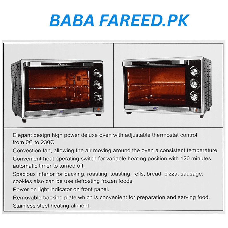 Anex AG-3072 Oven Toaster DESCRIPITION IMAGE