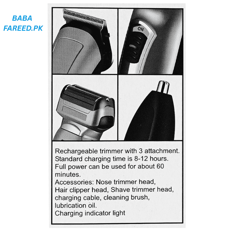 anex ag-7068 hair trimmer descripition